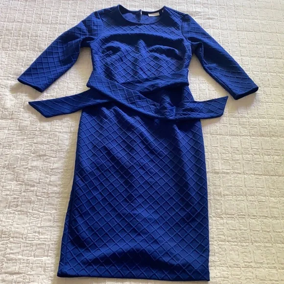 hi low dresses High Low V Neck Blue Long Prom Dress, High Low Blue Formal Dress, Blue Evening Dress